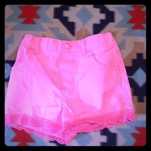 Girls Pink Shorts 4T